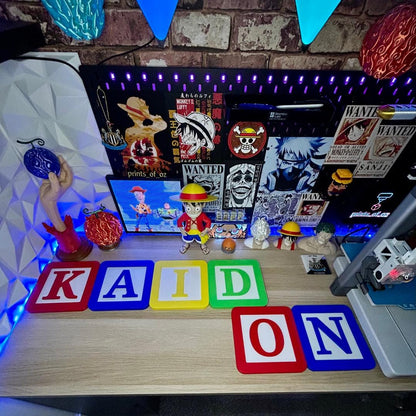 Custom 3D Nursery Name Sign | Kids Room Wall Decor