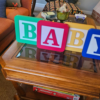 Custom 3D Nursery Name Sign | Kids Room Wall Decor