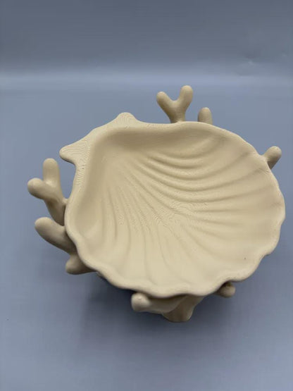 Organic Coral Jewelry Display Bowl – Sculptural Catchall Tray